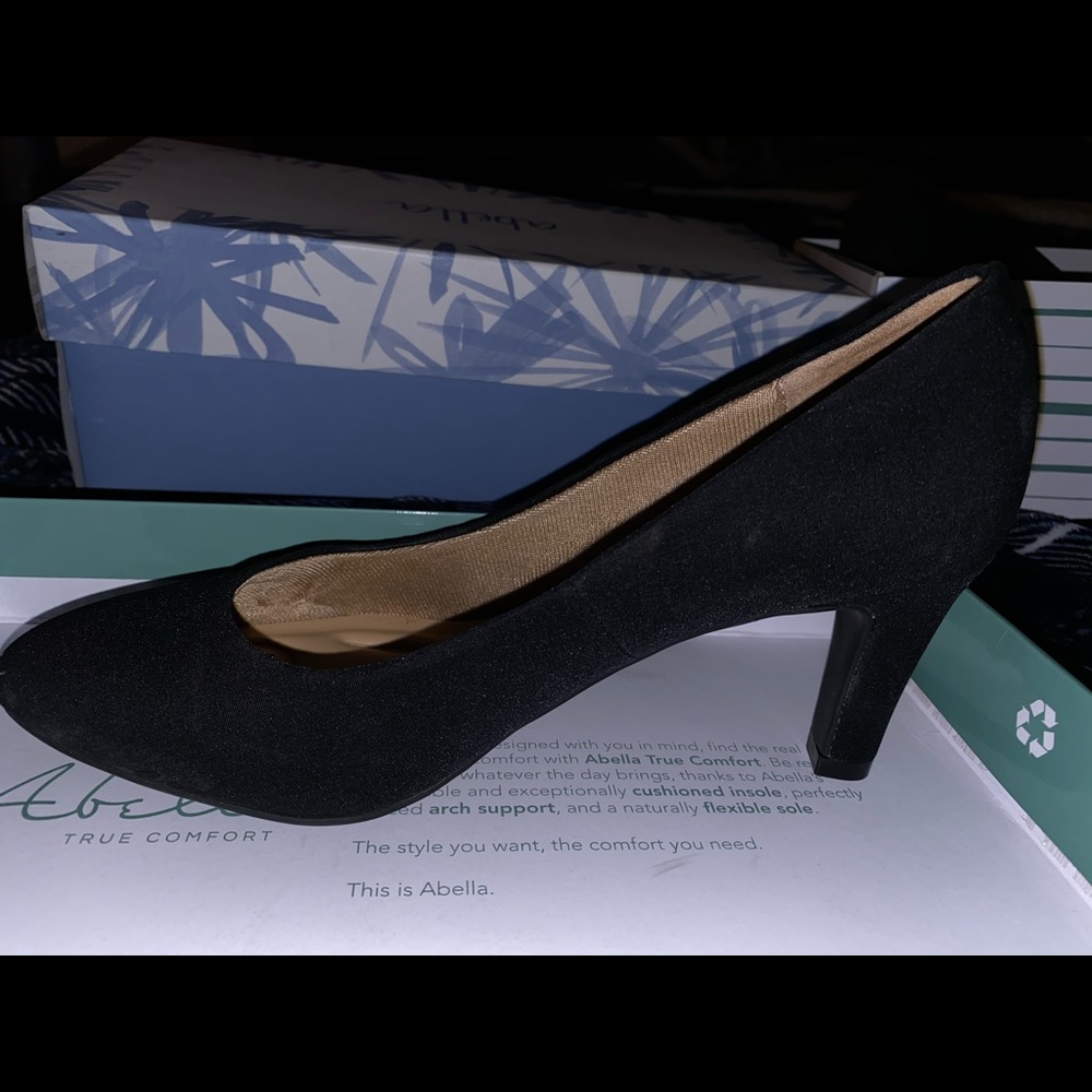 black heels